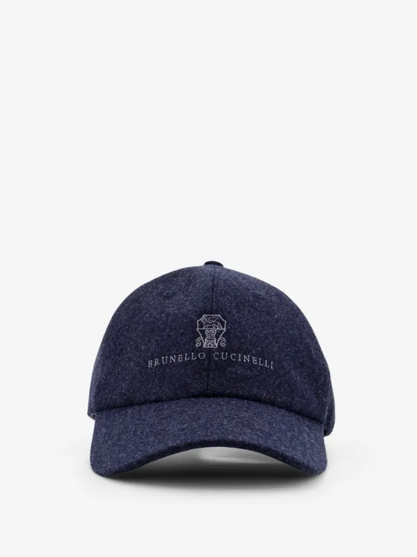 Brunello Cucinelli Virgin wool Baseball Hat sold by Siebentaschen