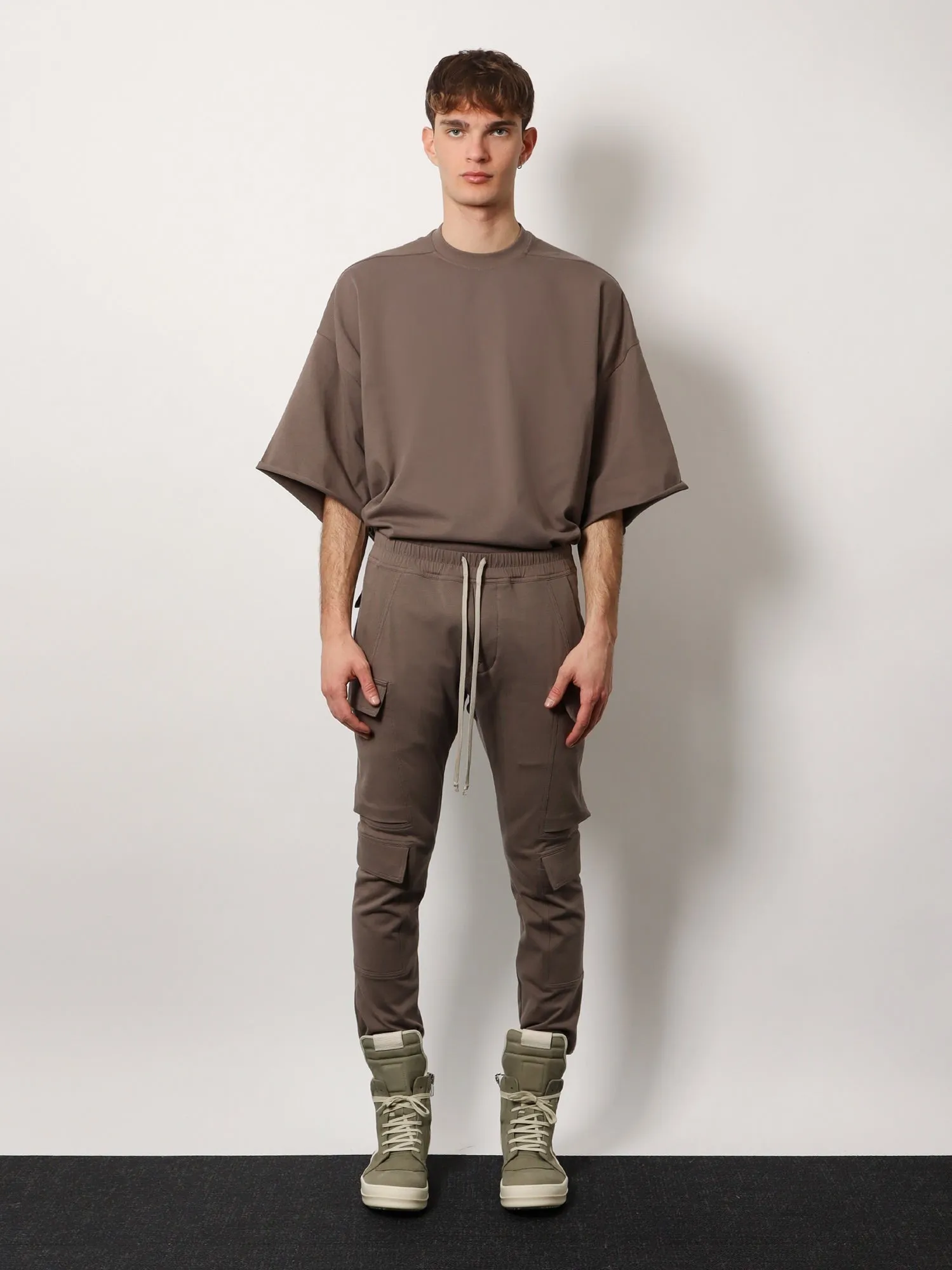 RICK OWENS Mastodon megacargo organic cotton jogging trouser sold by Siebentaschen product image thumbnail 3