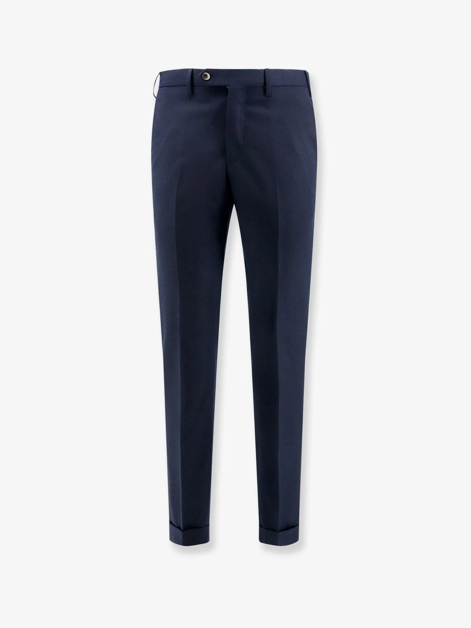 Pt Torino Style stretch wool Master Fit trousers sold by Siebentaschen