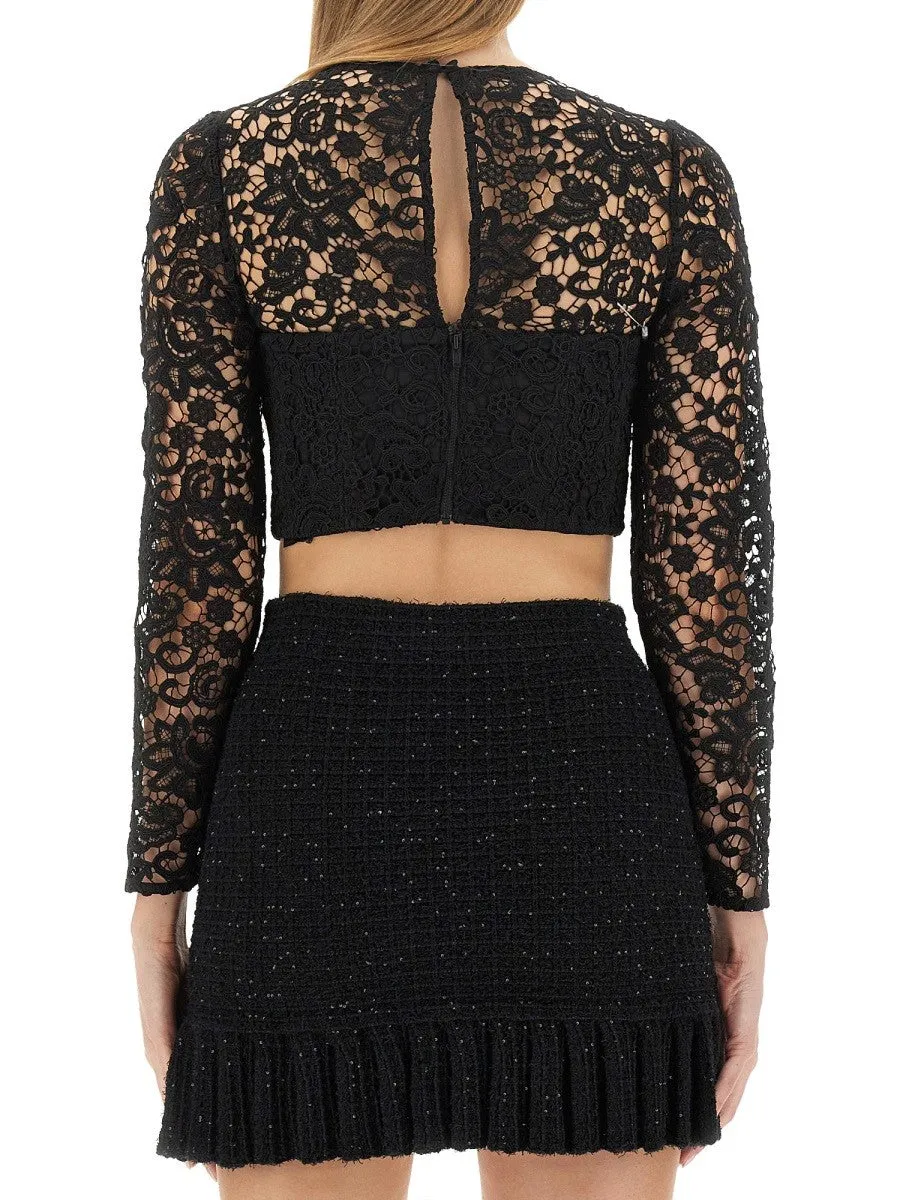 SELF-PORTRAIT LACE TOP sold by Siebentaschen product image thumbnail 3