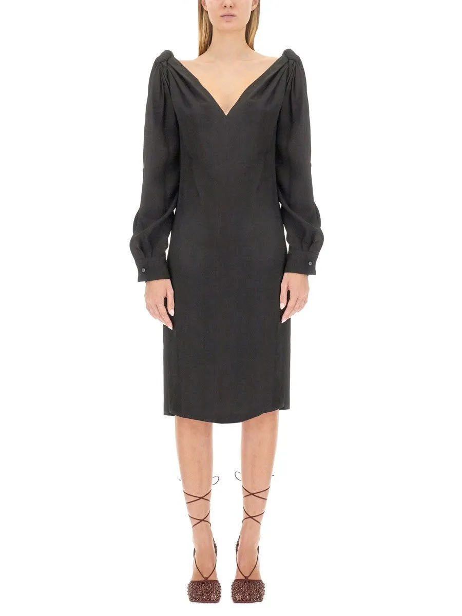 Bottega Veneta VISCOSE MIDI DRESS sold by Siebentaschen