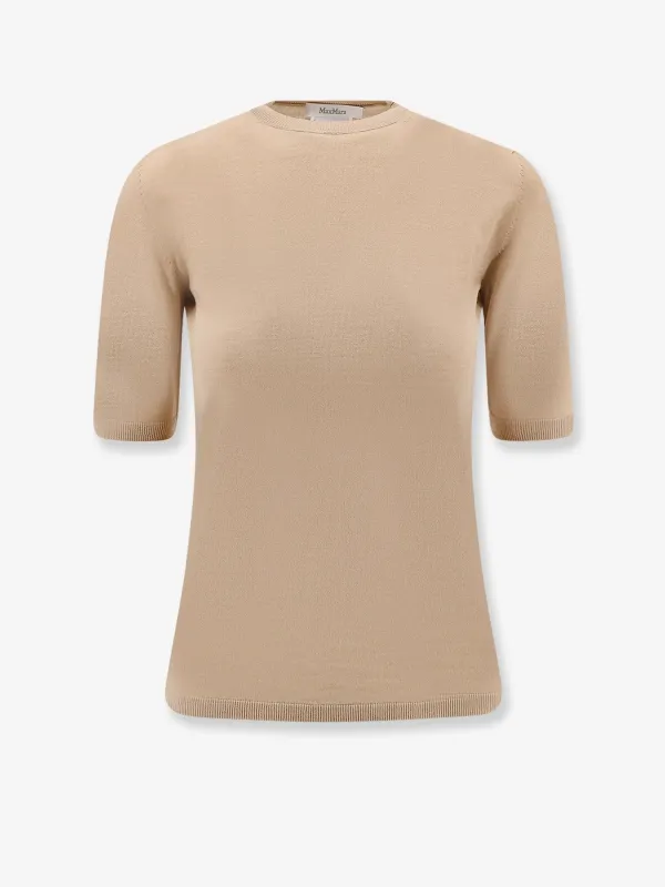 Max Mara Gerico virgin wool T-shirt sold by Siebentaschen