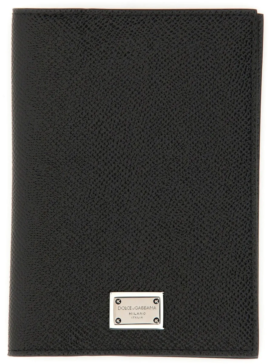 Dolce & Gabbana LEATHER PASSPORT HOLDER sold by Siebentaschen