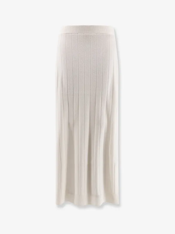 Max Mara Sante cashmere midi skirt sold by Siebentaschen