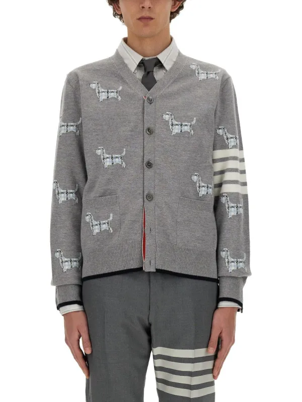 THOM BROWNE WOOL CARDIGAN sold by Siebentaschen