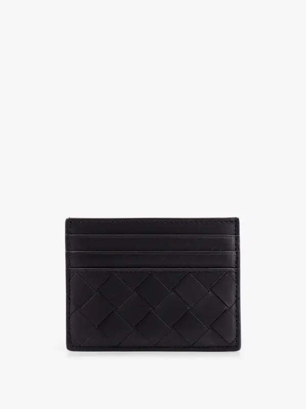 Bottega Veneta Leather cardholder with Intrecciato motif sold by Siebentaschen