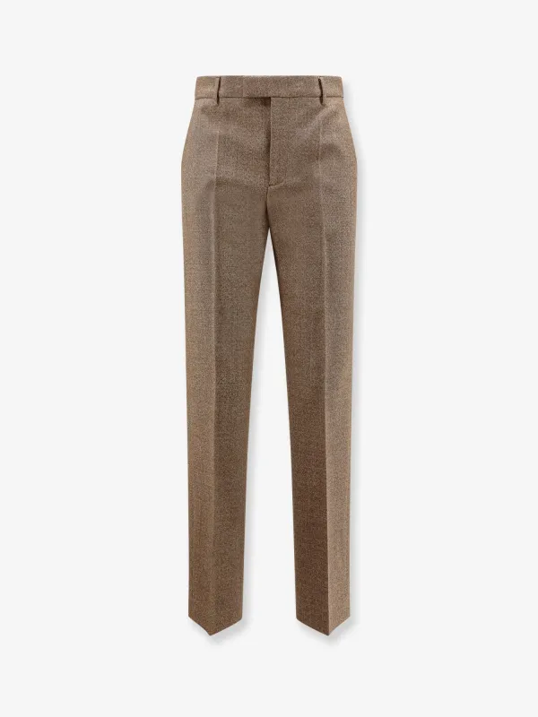 MM6 MAISON MARGIELA Virgin wool trousers sold by Siebentaschen