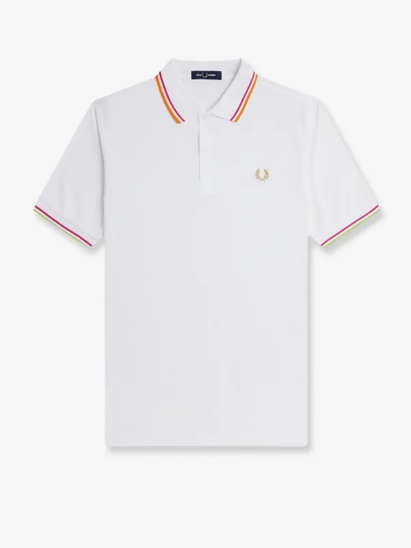 FRED PERRY On Court Twin Tipped recycled polyester polo shirt sold by Siebentaschen
