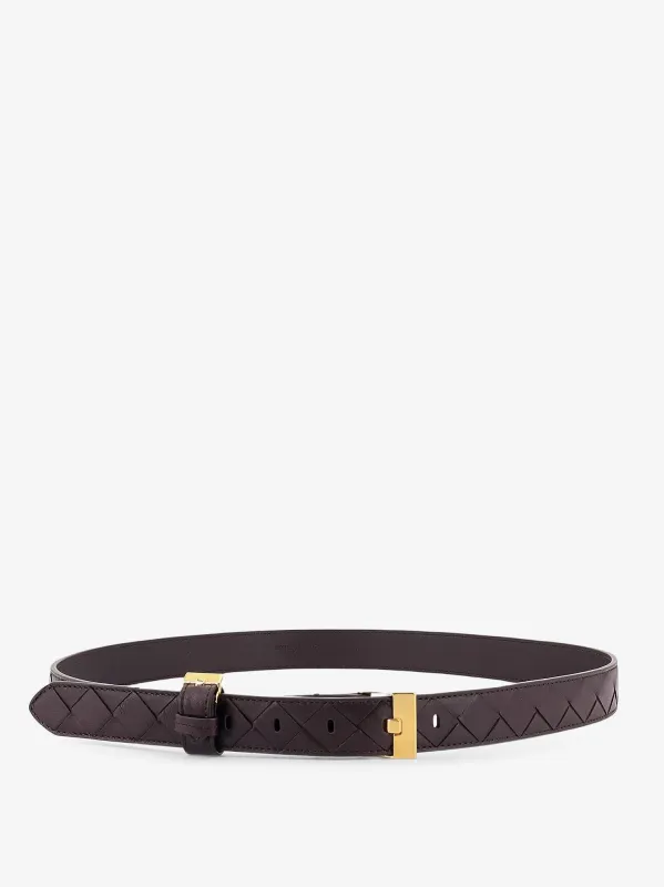 Bottega Veneta Leather belt with Intrecciato motif made by Bottega Veneta