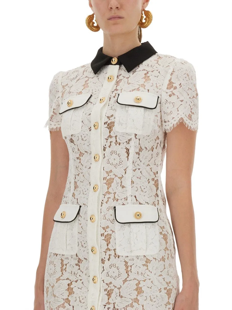 SELF-PORTRAIT LACE MINI DRESS sold by Siebentaschen product image thumbnail 2