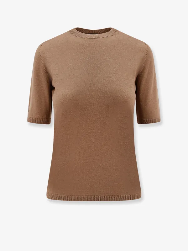 Max Mara Gerico virgin wool T-shirt sold by Siebentaschen