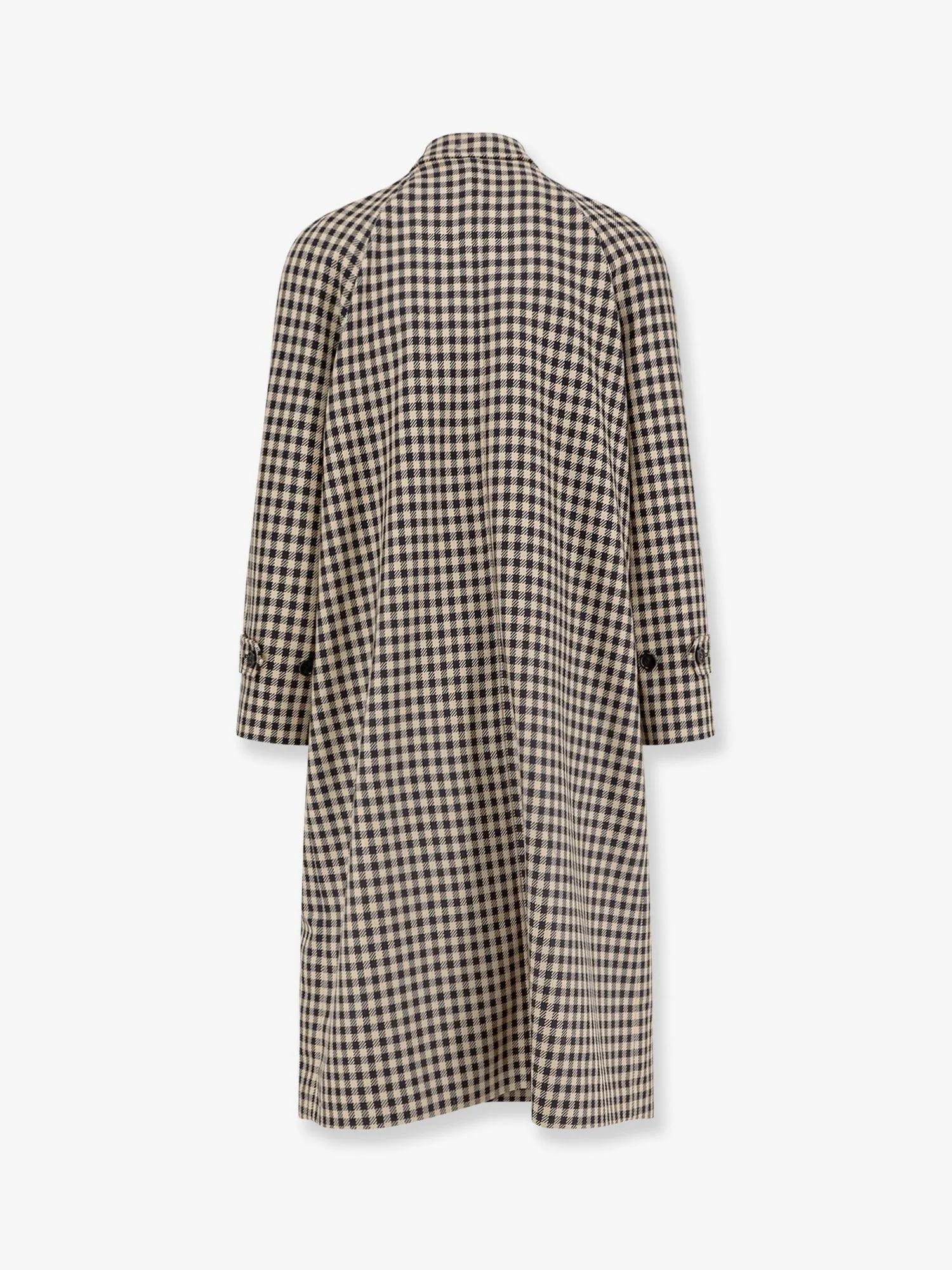 Valentino Wool and cotton coat with Vichy motif sold by Siebentaschen product image thumbnail 2