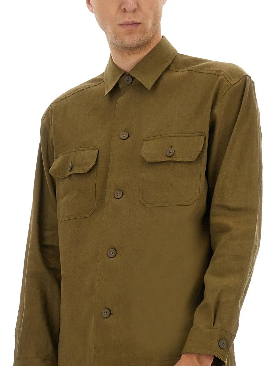 Boss STRETCH LINEN AND VISCOSE SHIRT sold by Siebentaschen product image thumbnail 4