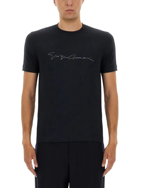 Giorgio Armani SIGNATURE LOGO T-SHIRT sold by Siebentaschen