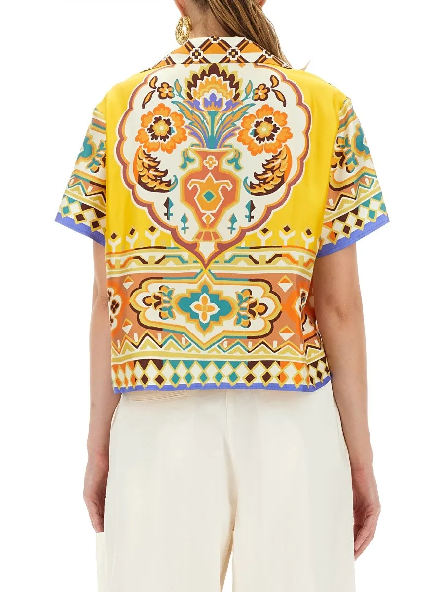 Etro PRINTED SILK SHIRT sold by Siebentaschen