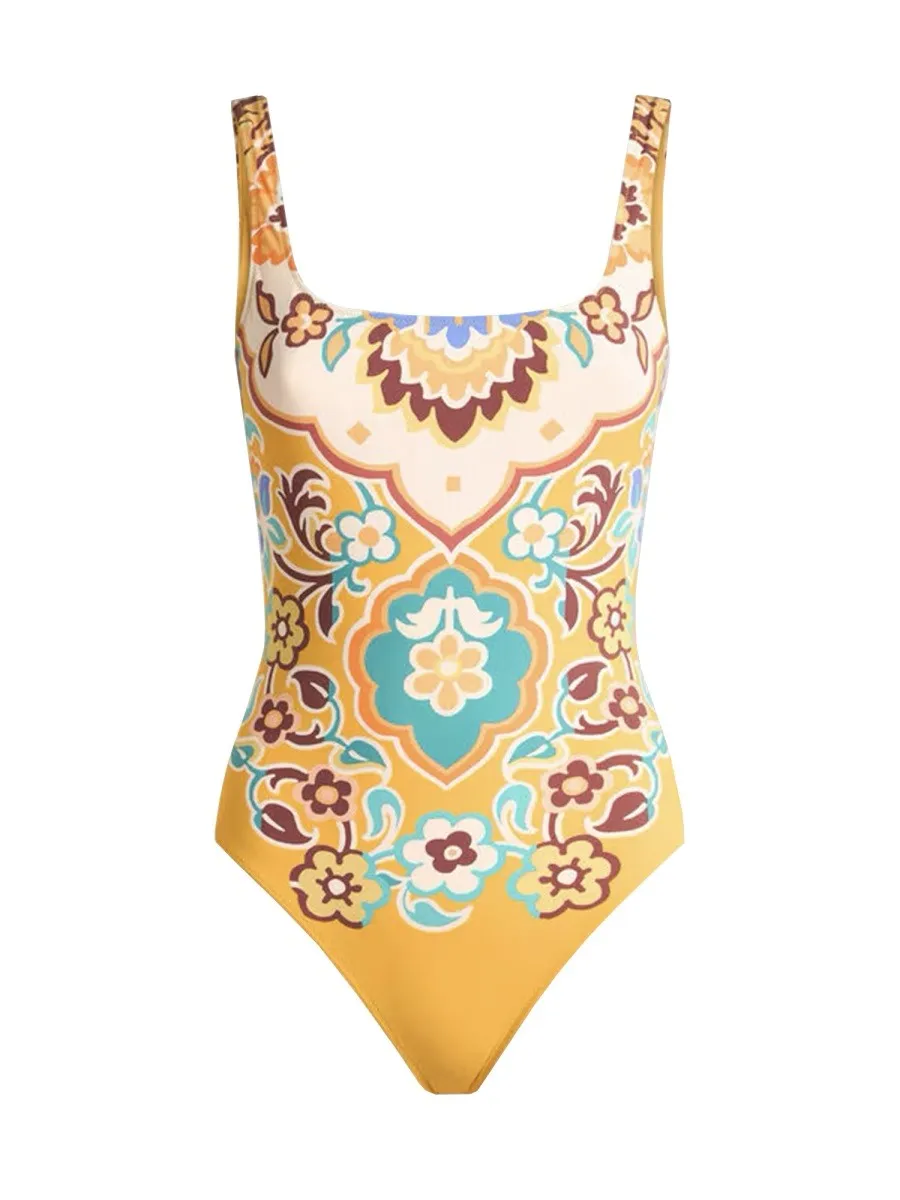 Etro PRINTED ONE-PIECE SWIMSUIT sold by Siebentaschen