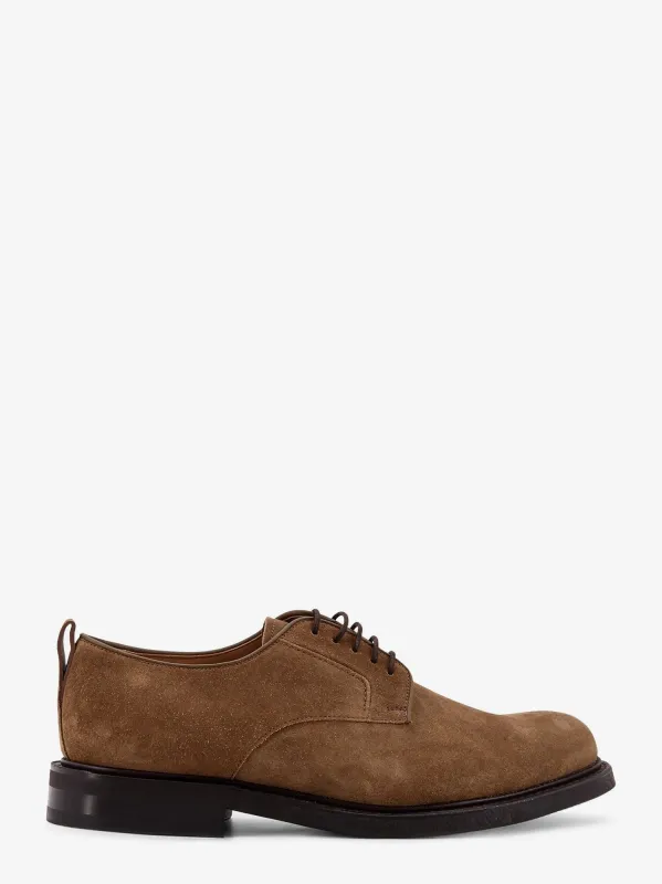 CHURCH'S Pentire 2.0 suede low-top lace-up shoes sold by Siebentaschen