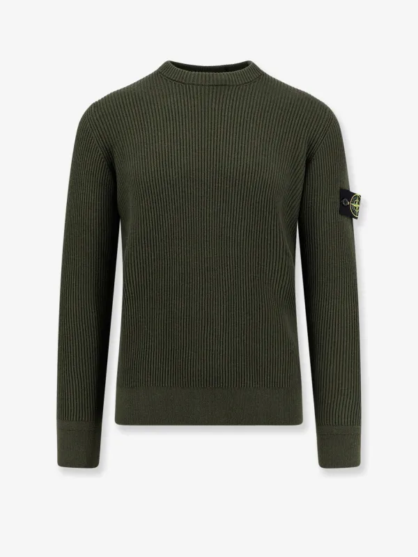 Stone Island Certified virgin wool sweater sold by Siebentaschen