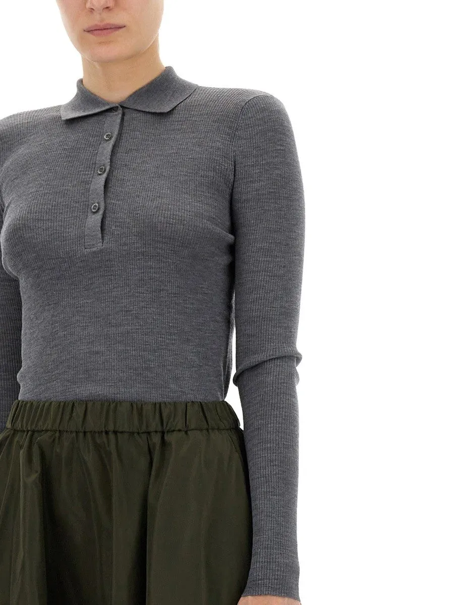 ASPESI WOOL POLO SHIRT sold by Siebentaschen product image thumbnail 2