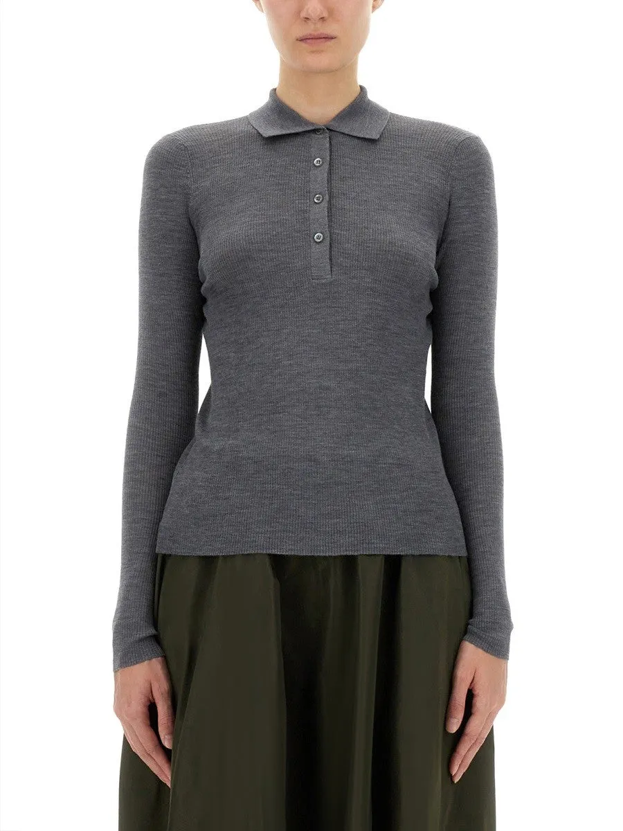 ASPESI WOOL POLO SHIRT sold by Siebentaschen product image thumbnail 3