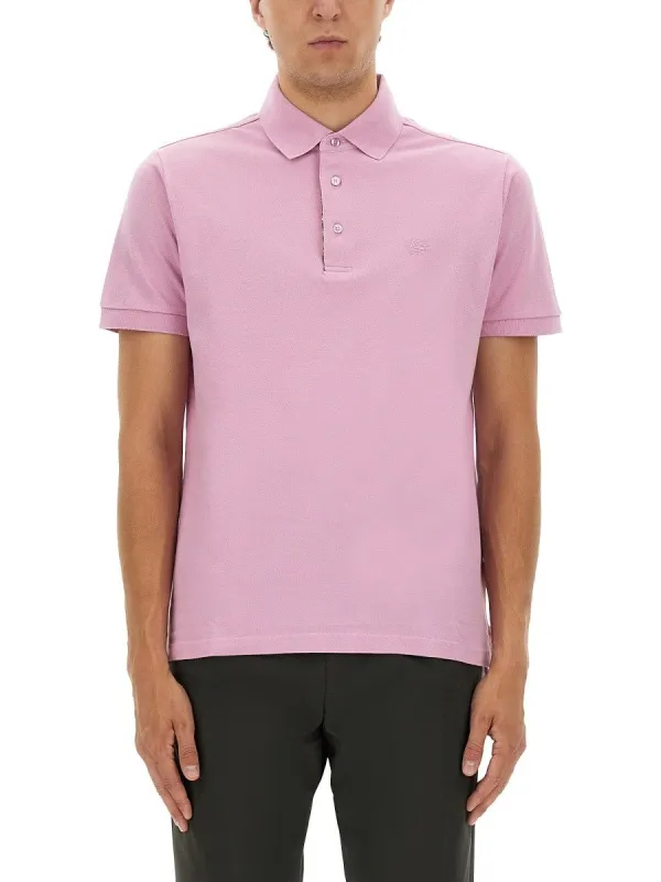 Etro COTTON POLO SHIRT WITH PEGASUS sold by Siebentaschen