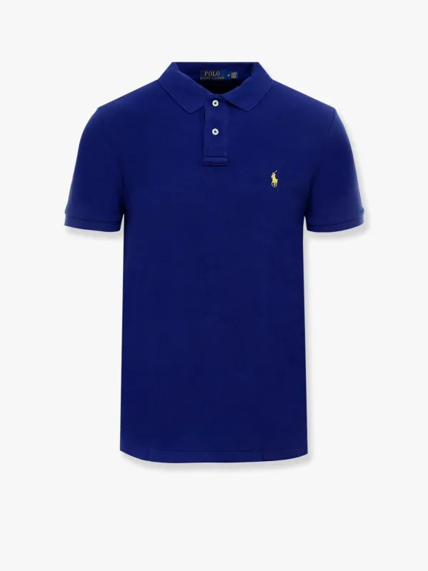 Polo Ralph Lauren Cotton polo shirt with embroidered logo sold by Siebentaschen