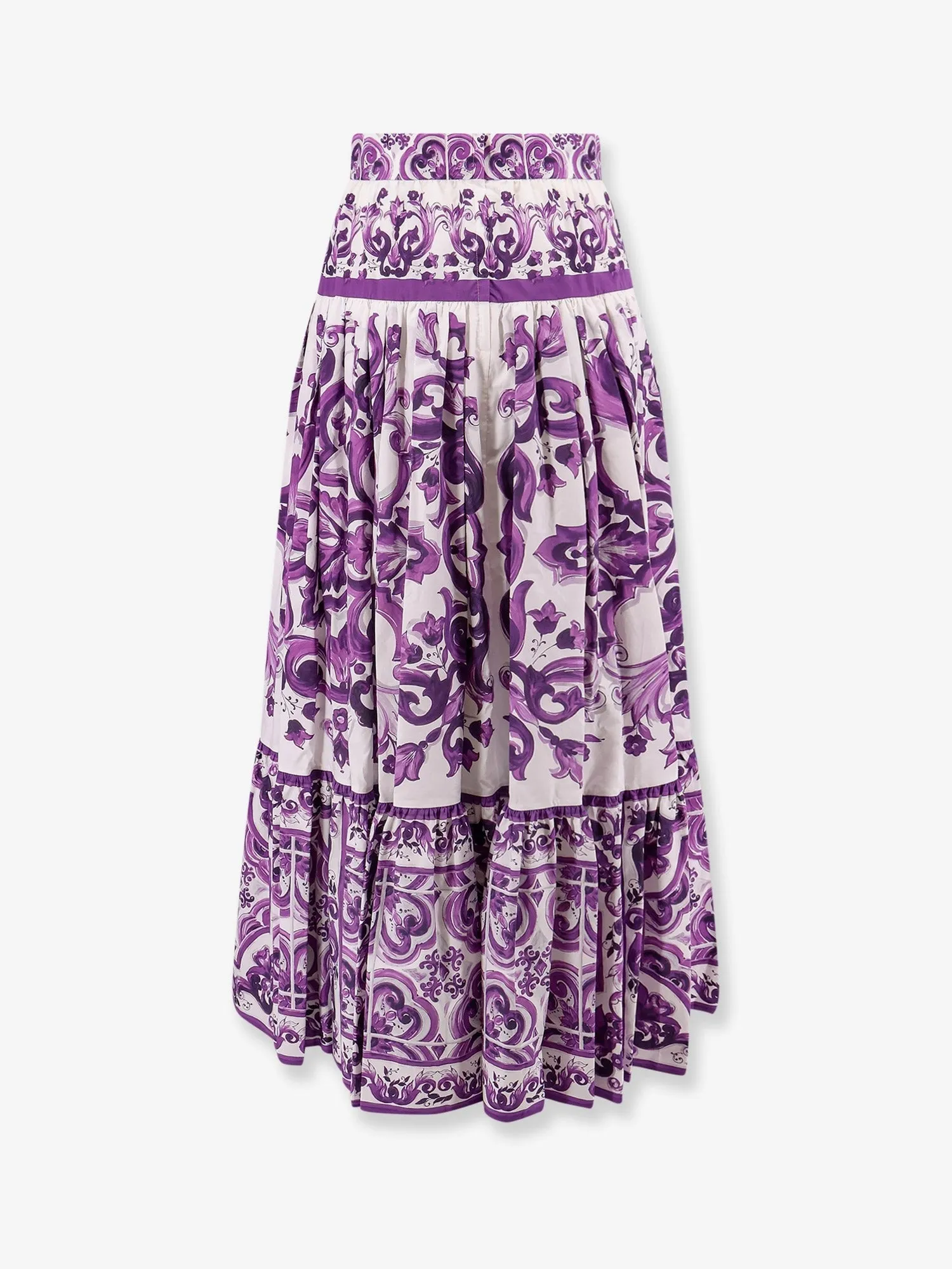 Dolce & Gabbana Long skirt with Maiolica print sold by Siebentaschen product image thumbnail 2