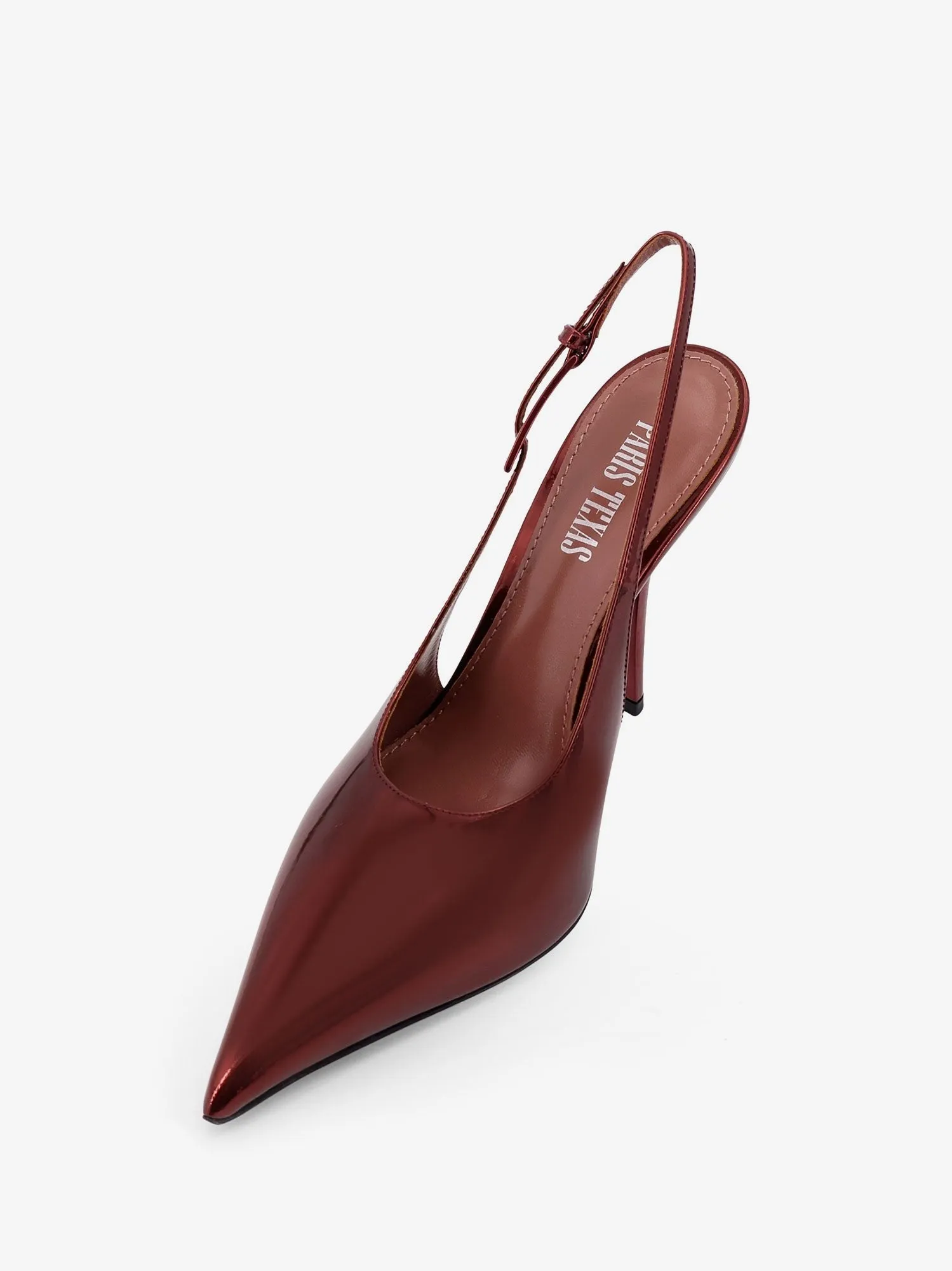 PARIS TEXAS Jessica Slingback mirror leather pumps sold by Siebentaschen product image thumbnail 4