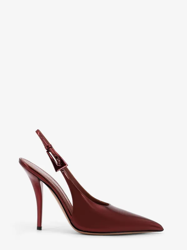 PARIS TEXAS Jessica Slingback mirror leather pumps sold by Siebentaschen