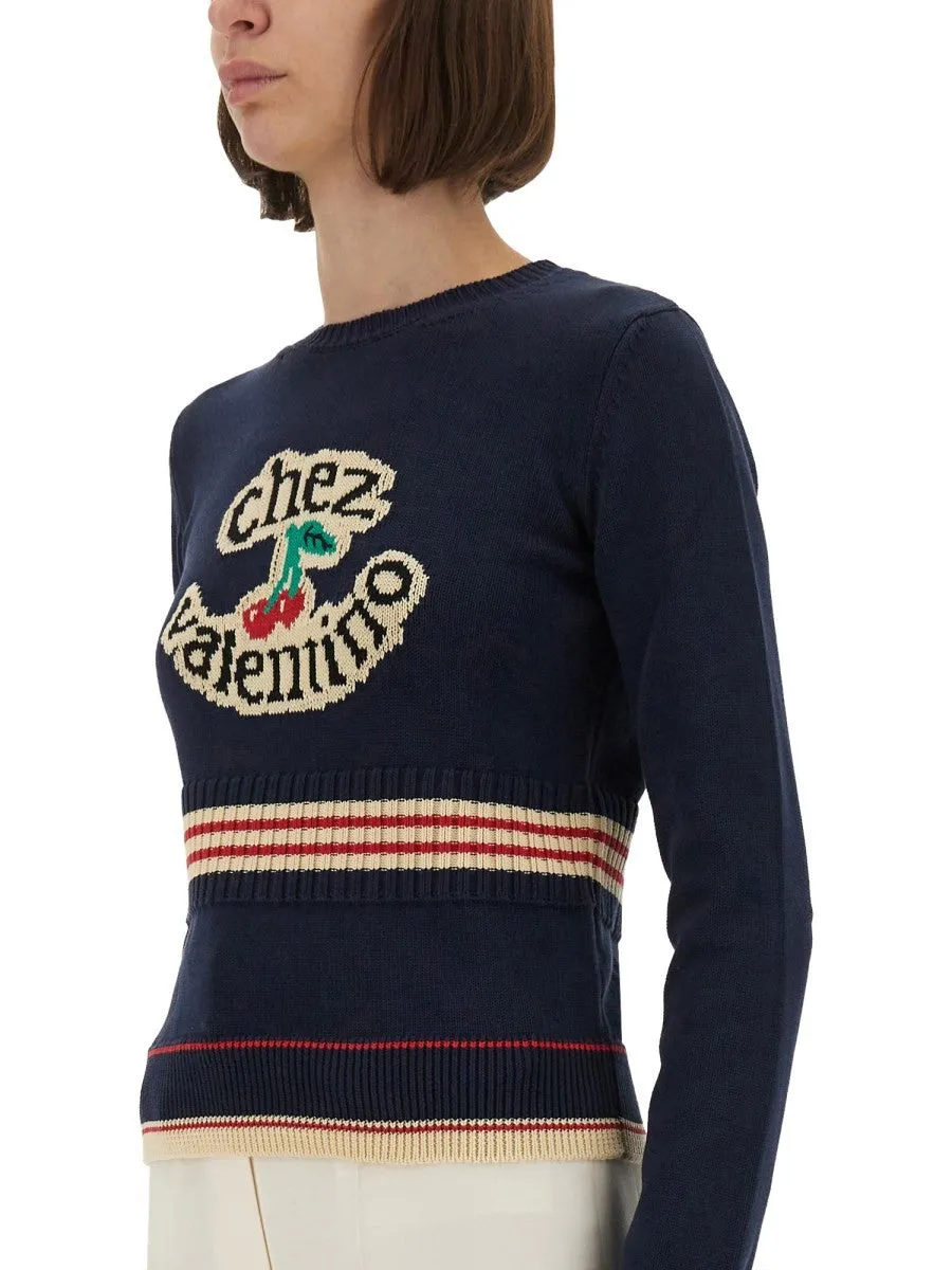 Valentino "CHEZ VALENTINO" COTTON SWEATER sold by Siebentaschen product image thumbnail 4