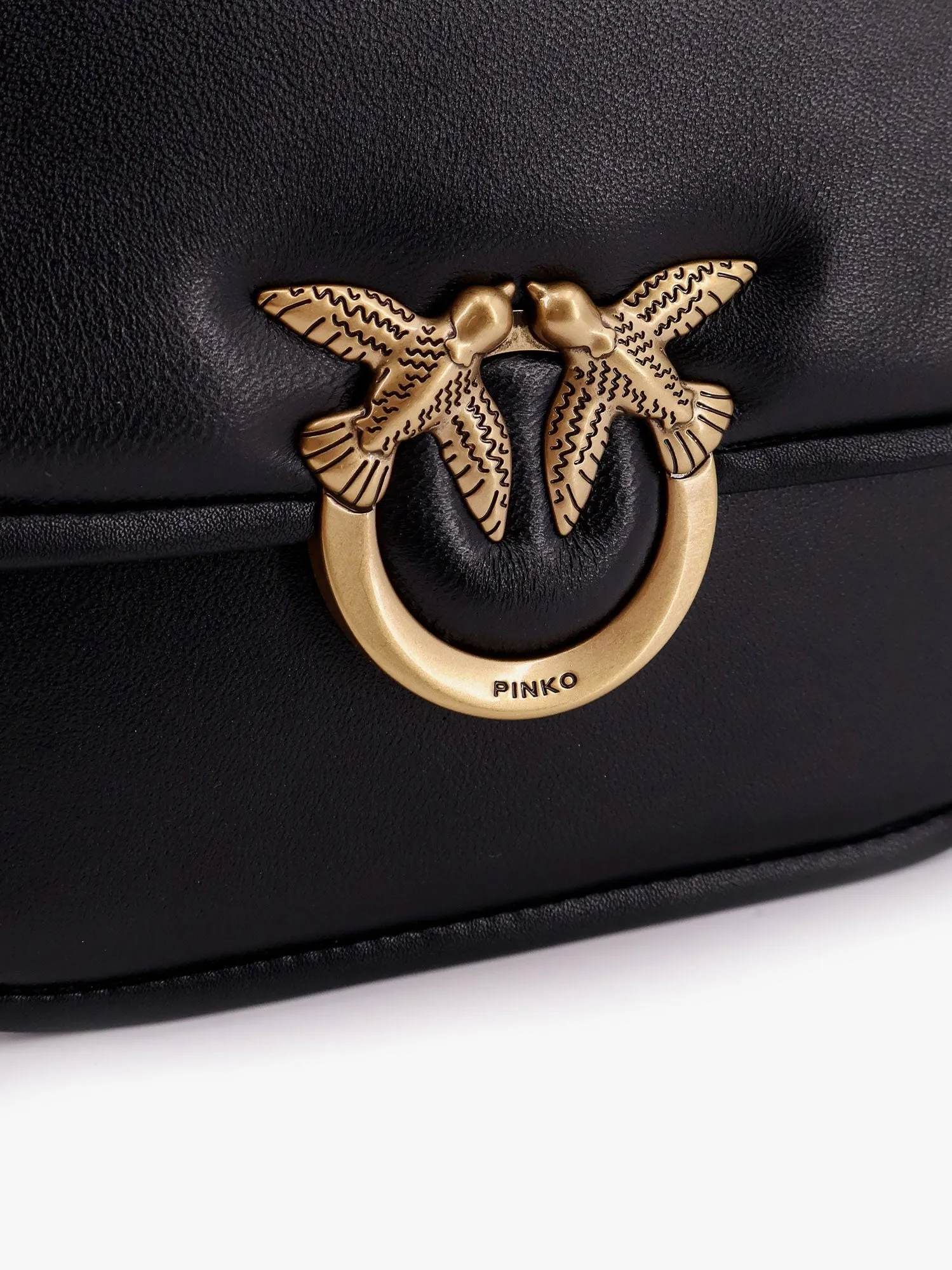 Pinko Love Box leather crossbody bag sold by Siebentaschen product image thumbnail 5