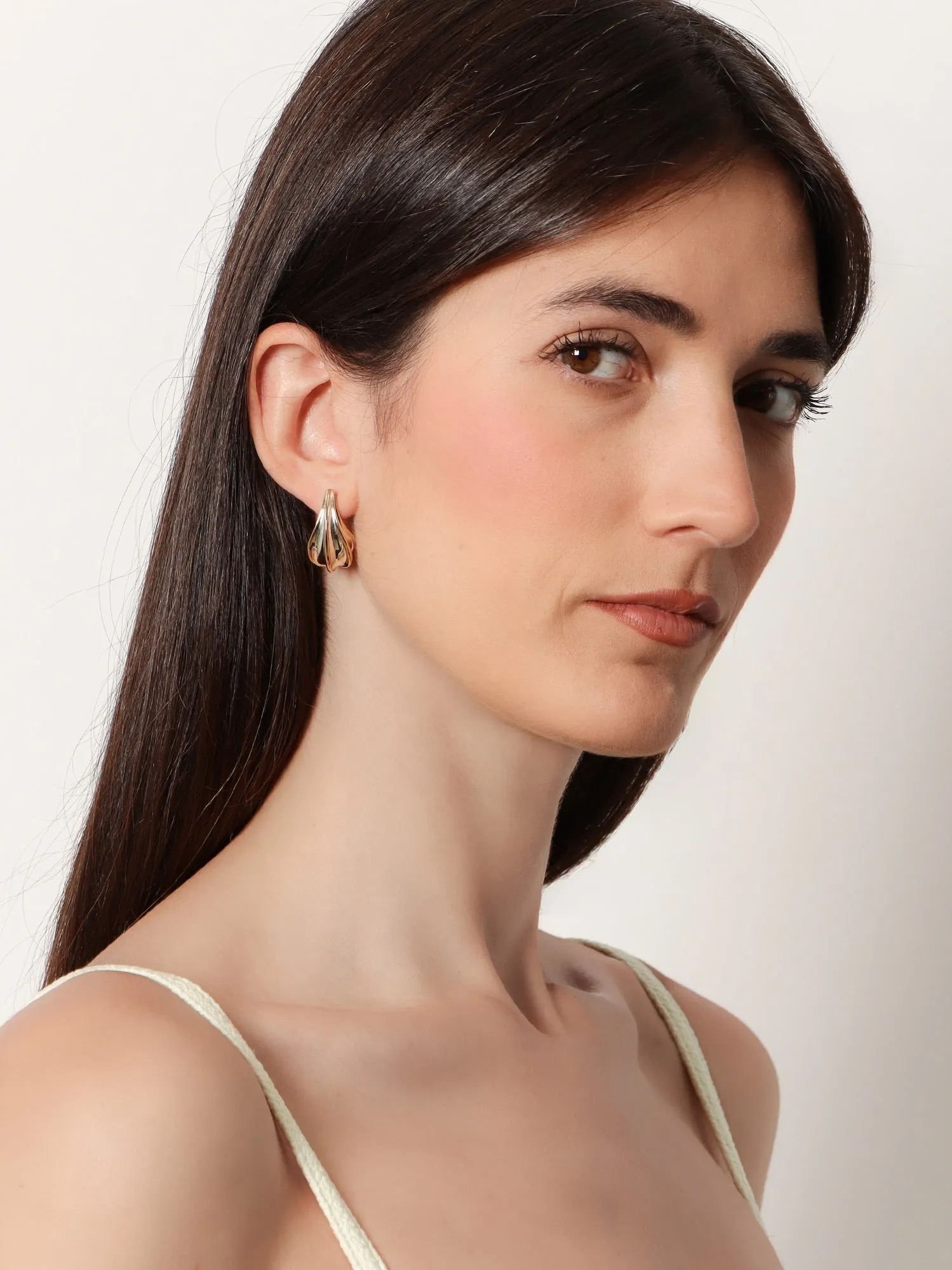 Bottega Veneta Silver earrings sold by Siebentaschen product image thumbnail 2