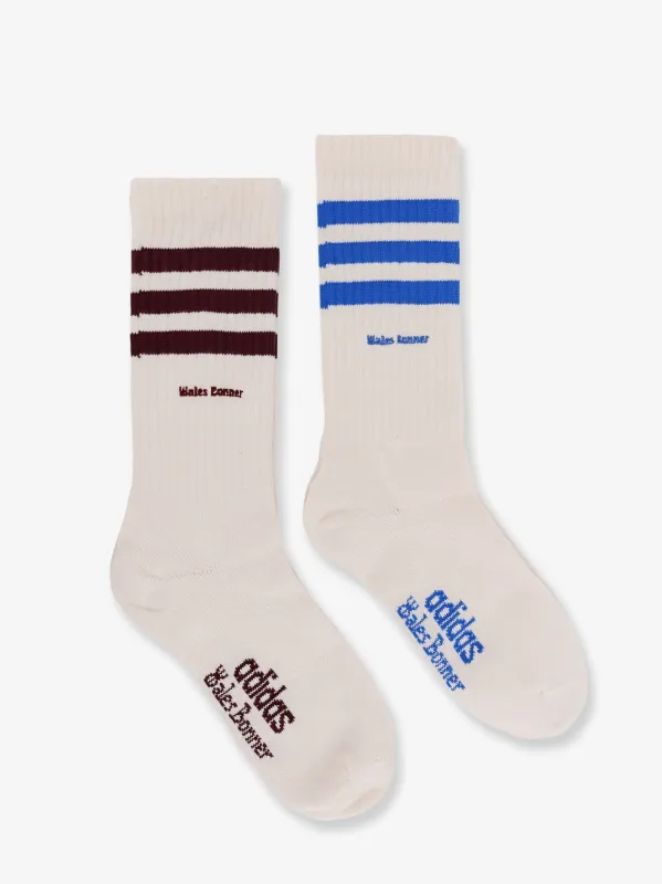 ADIDAS X WALES BONNER Cotton blend socks bipack made by Siebentaschen