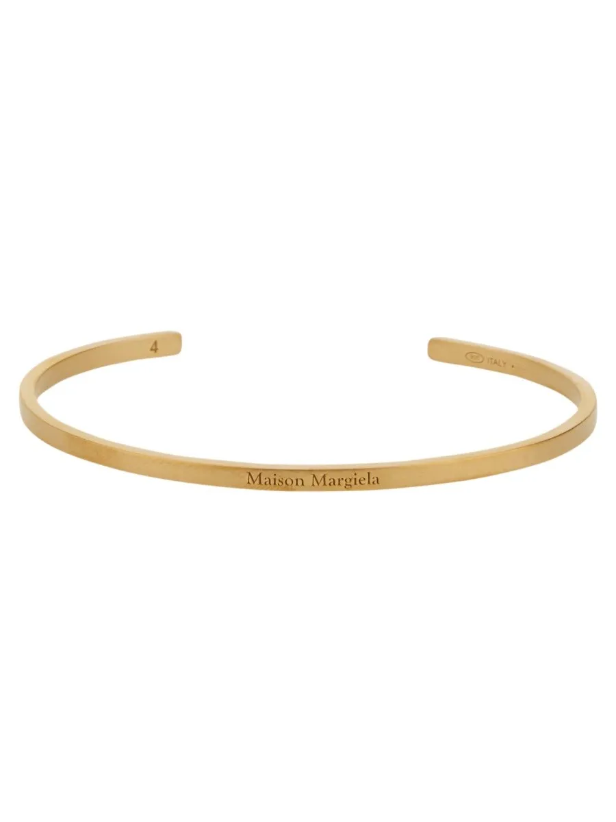 Maison Margiela OPEN BRACELET WITH LOGO sold by Siebentaschen