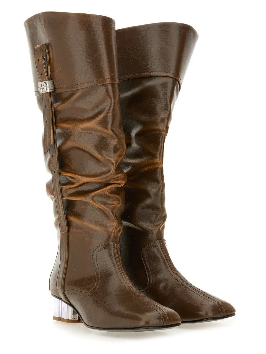 GANNI SLOUCHY BOOT "BUTTERFLY" sold by Siebentaschen product image thumbnail 2