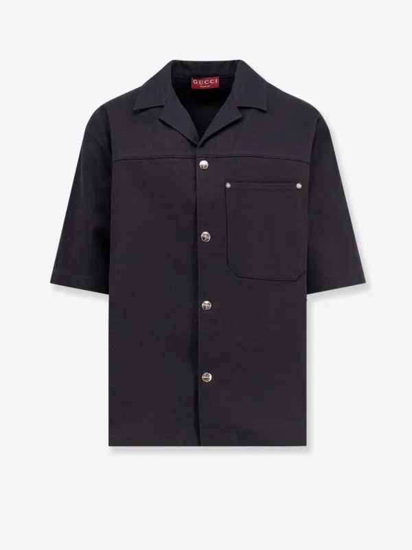 Gucci GG Jacquard cotton shirt sold by Siebentaschen