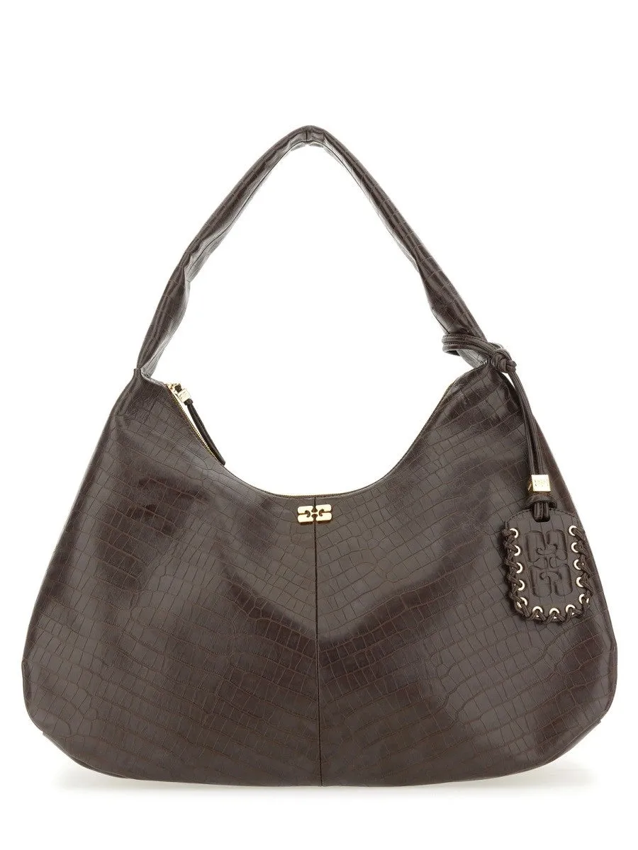 GANNI HOBO BAG "CROCO XXL" sold by Siebentaschen product image thumbnail 3