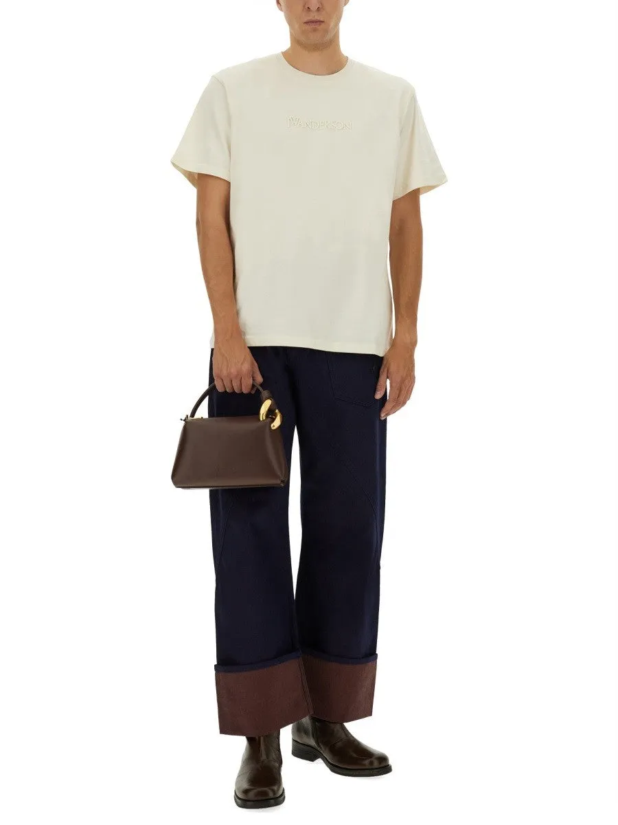 jw anderson T-SHIRT WITH EMBROIDERED LOGO sold by Siebentaschen product image thumbnail 4