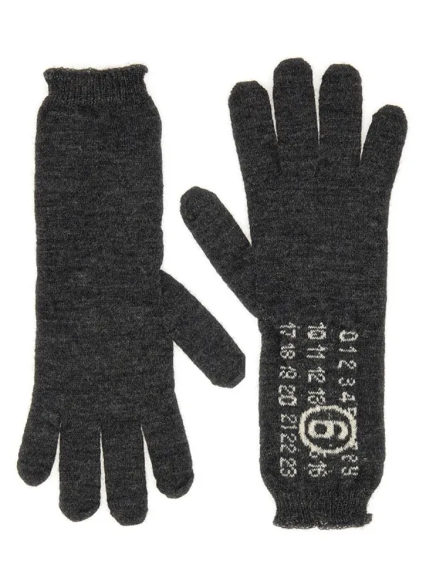 MM6 MAISON MARGIELA WOOL GLOVES. sold by Siebentaschen