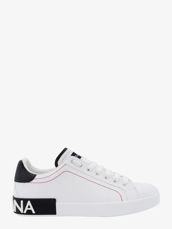 Dolce & Gabbana Low-top leather sneakers sold by Siebentaschen