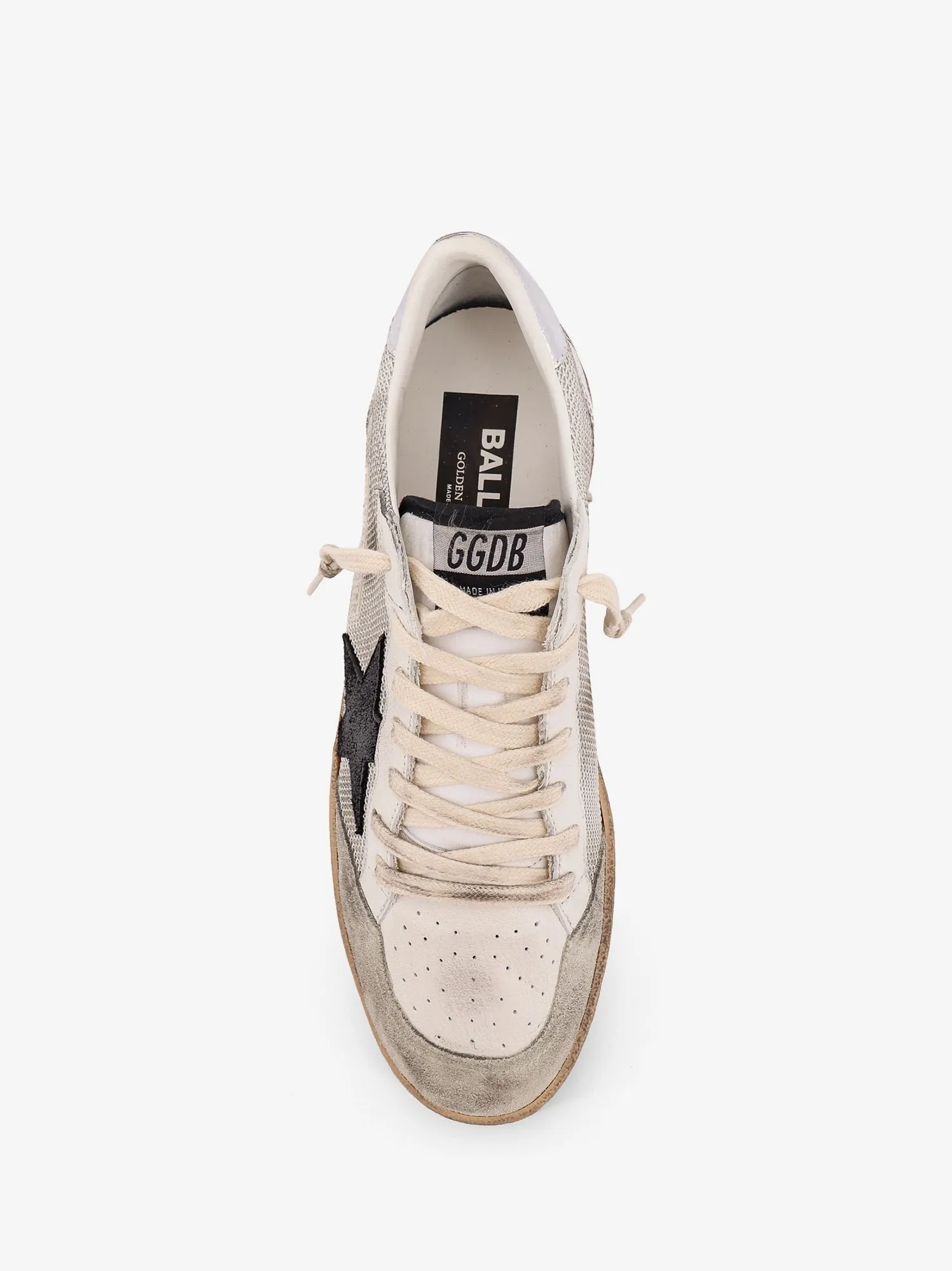 Golden Goose Deluxe Brand Ball Star mesh and leather low-top sneakers sold by Siebentaschen product image thumbnail 5