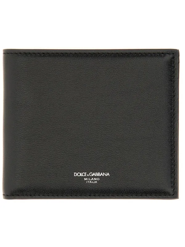 Dolce & Gabbana CALFSKIN LEATHER BIFOLD WALLET sold by Siebentaschen