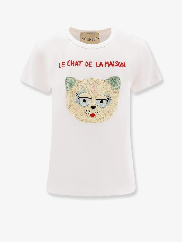 Valentino Le Chat de la Maison jersey T-shirt sold by Siebentaschen