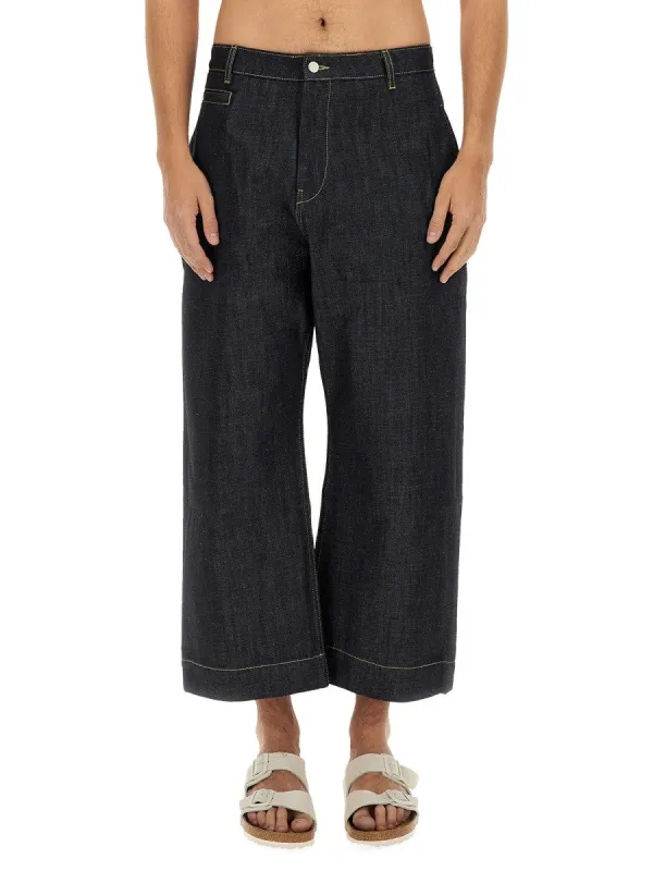 STUDIO NICHOLSON PANTALONE IN DENIM sold by Siebentaschen