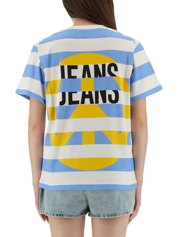 MOSCHINO JEANS T-SHIRT WITH LOGO sold by Siebentaschen