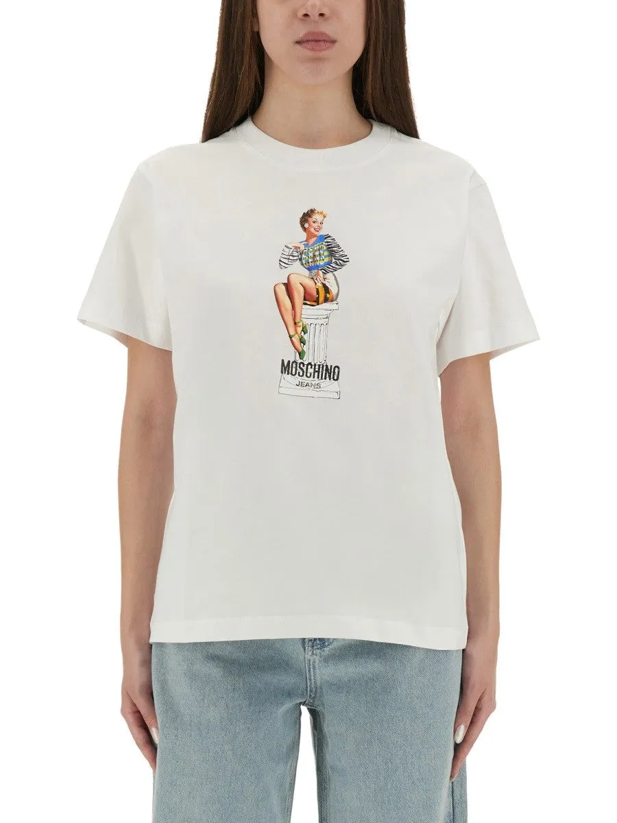 MOSCHINO JEANS T-SHIRT WITH PRINT sold by Siebentaschen product image thumbnail 3