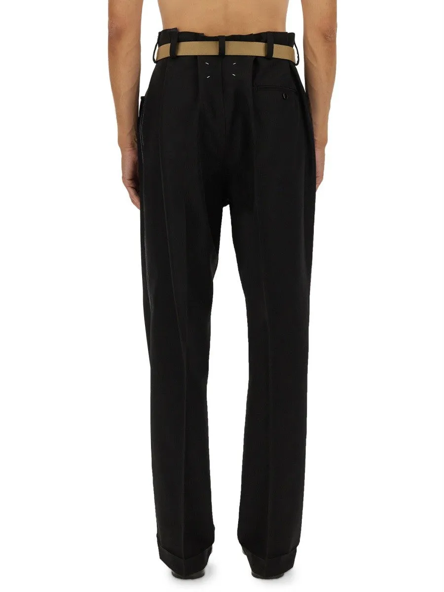 Maison Margiela PANTS WITH PLEATS AND BELT sold by Siebentaschen product image thumbnail 3
