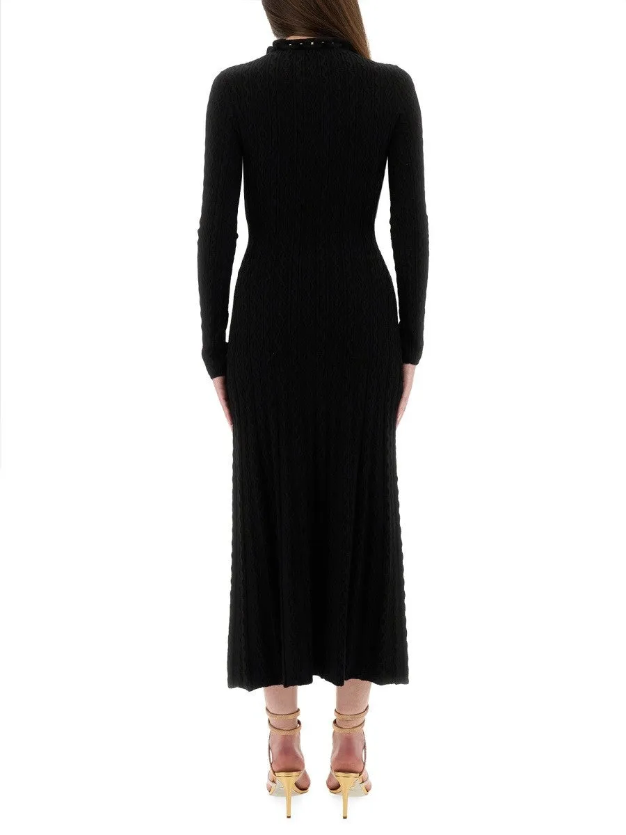 RABANNE LONG WOOL DRESS sold by Siebentaschen