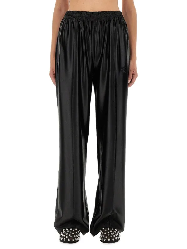 Alexander Wang SATIN FAILLE SPORT PANTS sold by Siebentaschen