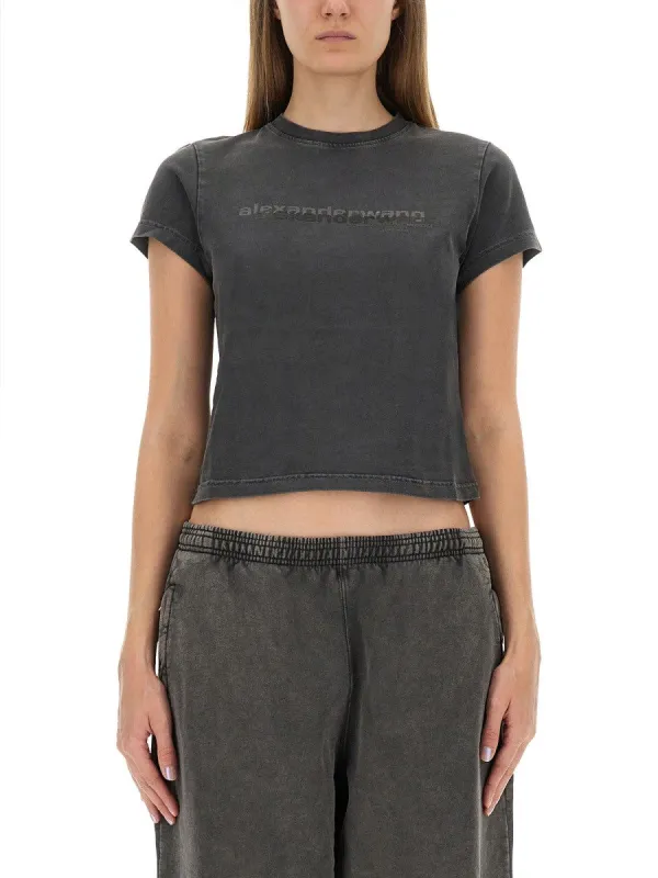 Alexander Wang T-SHIRT WITH LOGO sold by Siebentaschen